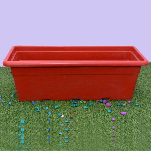 30 inch Rectangular Plastic Planter (Set of 3)